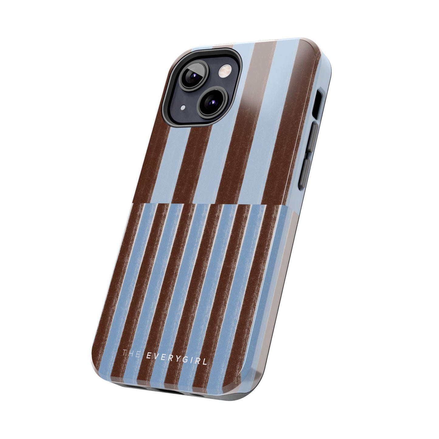 January Blue & Brown Phone Case