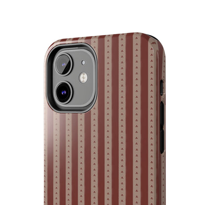 Muted Red Stripe IPhone Case