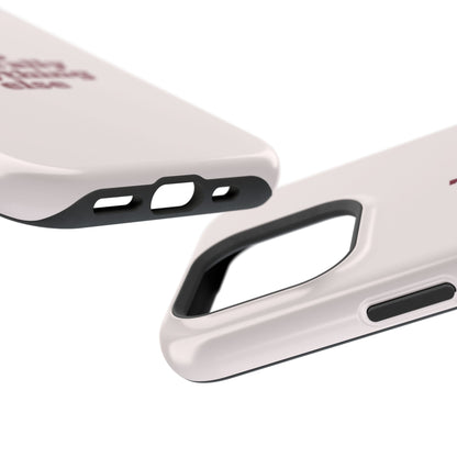 Do Literally Anything Else Burgundy Phone Case
