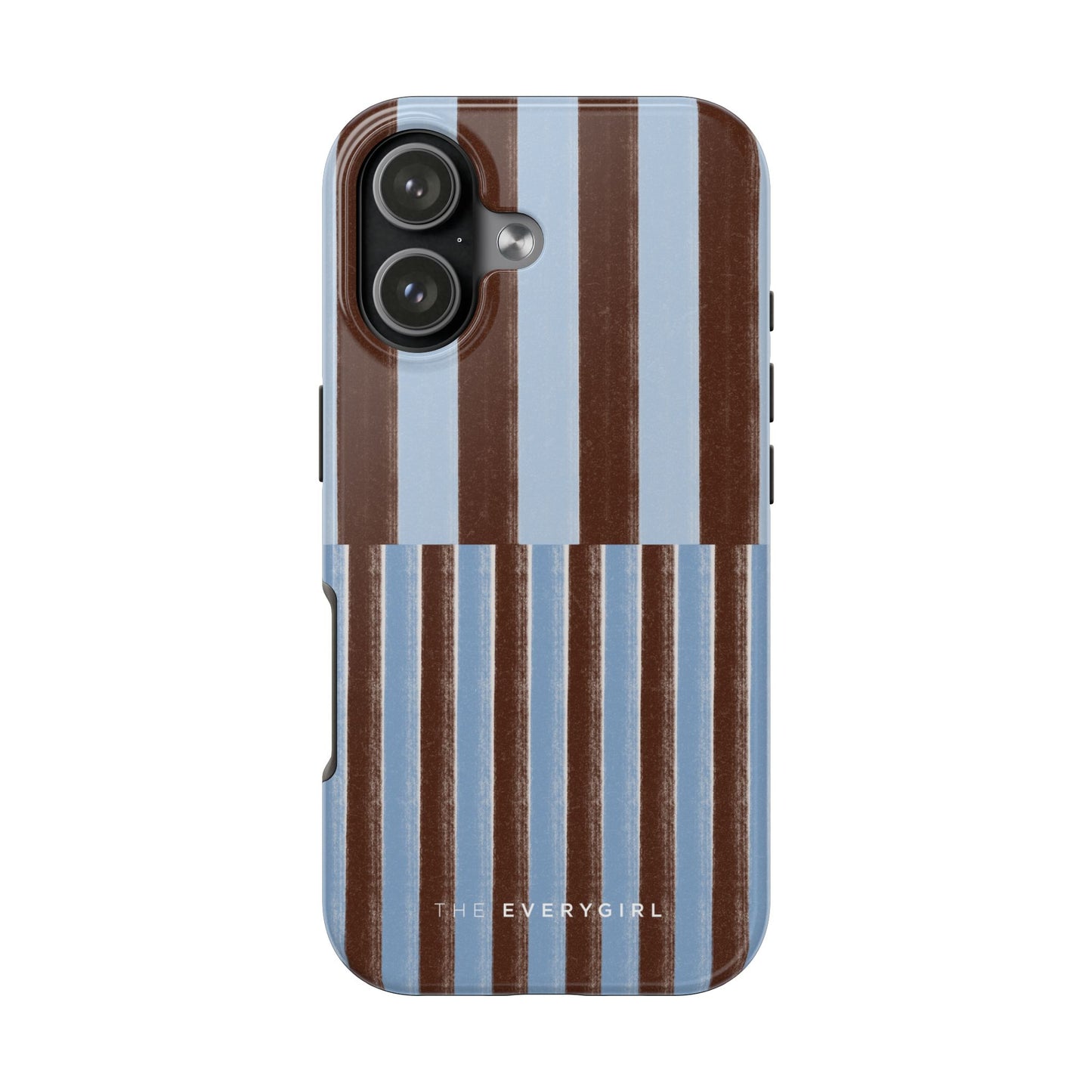 January Blue & Brown Phone Case