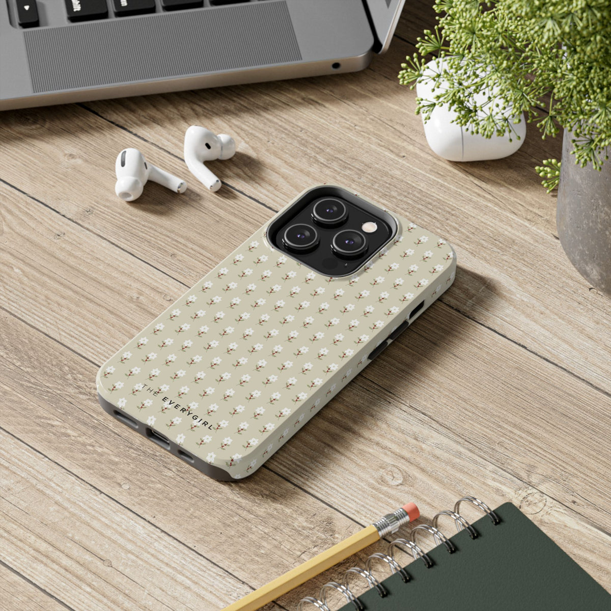 Neutral Tiny Flowers IPhone Case