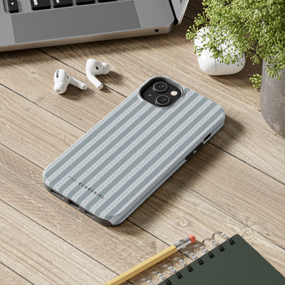 Muted Blue Stripe IPhone Case