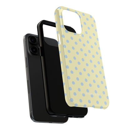 Third Coast – Yellow & Blue Polka Dots Phone Case