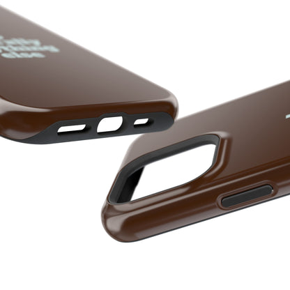 Do Literally Anything Else Brown & Blue Phone Case