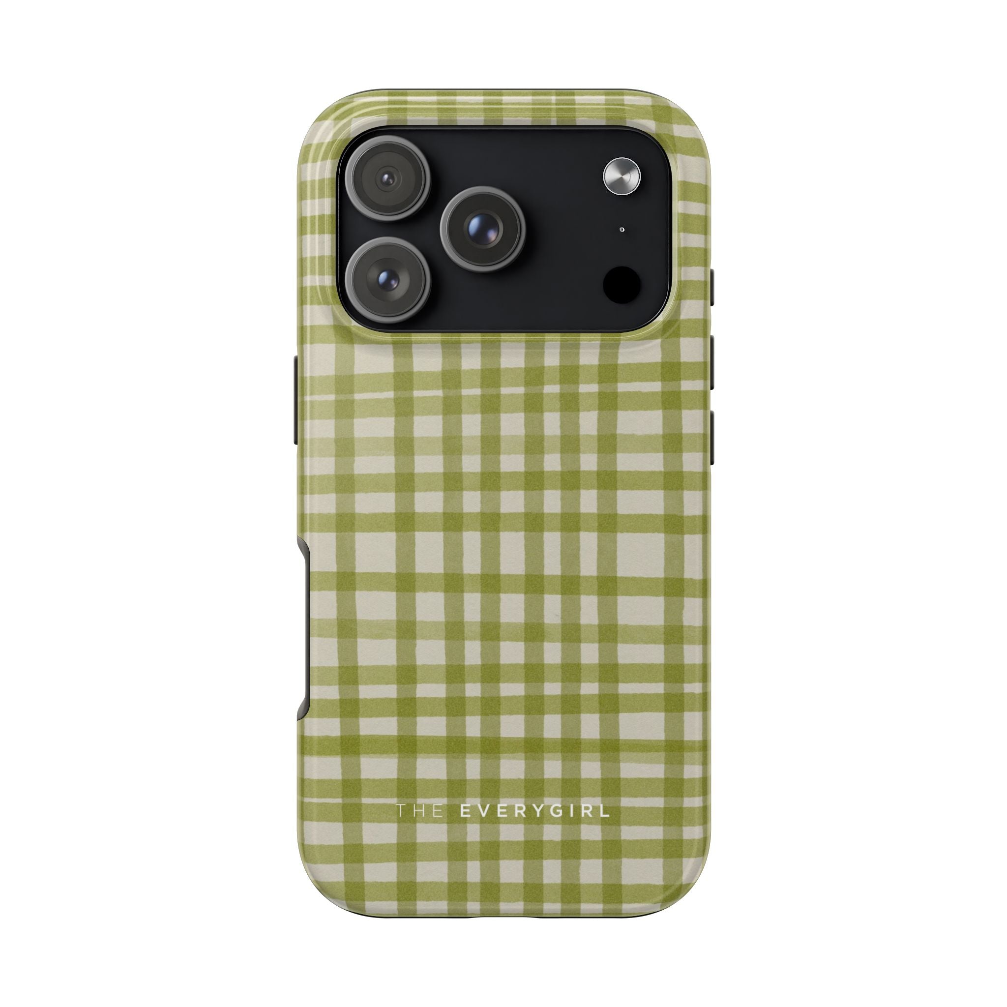 Green Gingham Phone Case