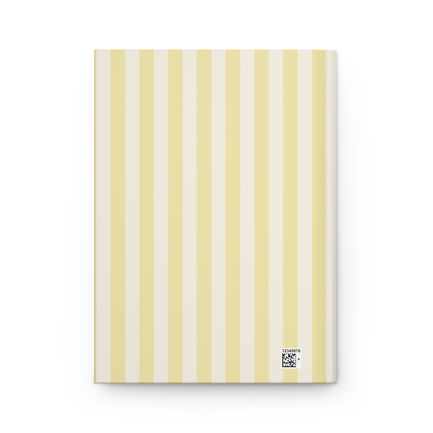 Butter Yellow Stripped Journal