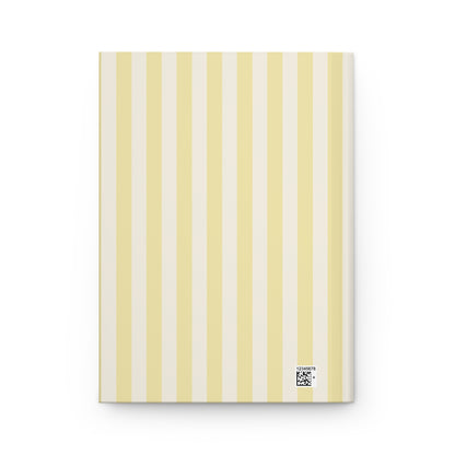 Butter Yellow Stripped Journal