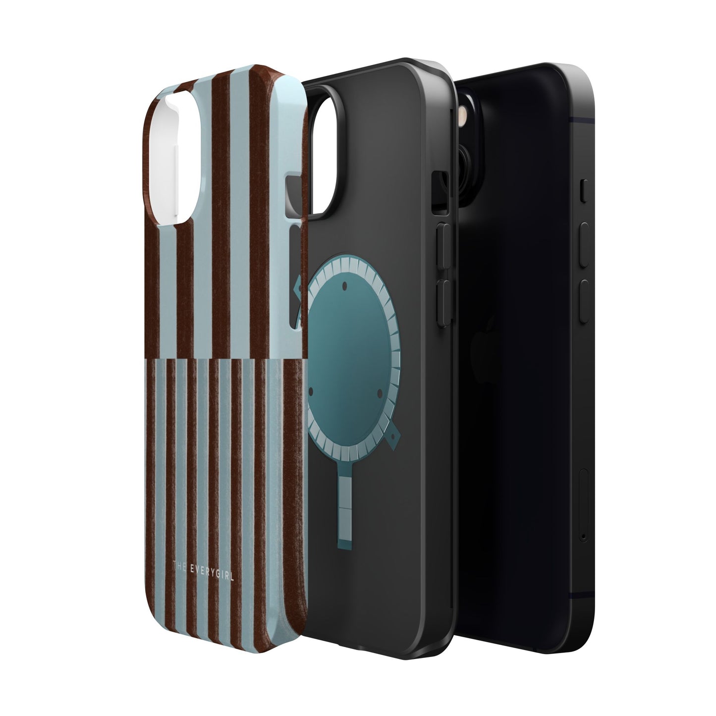 Blue & Brown Contrast Phone Case