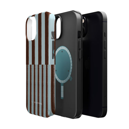 Blue & Brown Contrast Phone Case