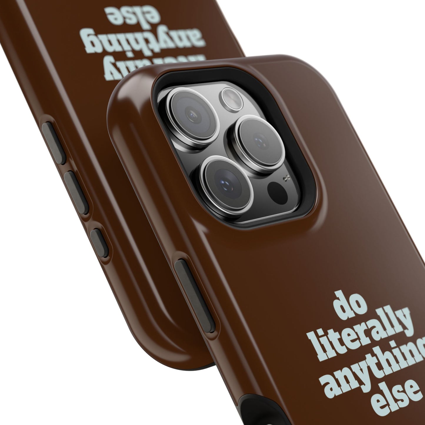 Do Literally Anything Else Brown & Blue Phone Case