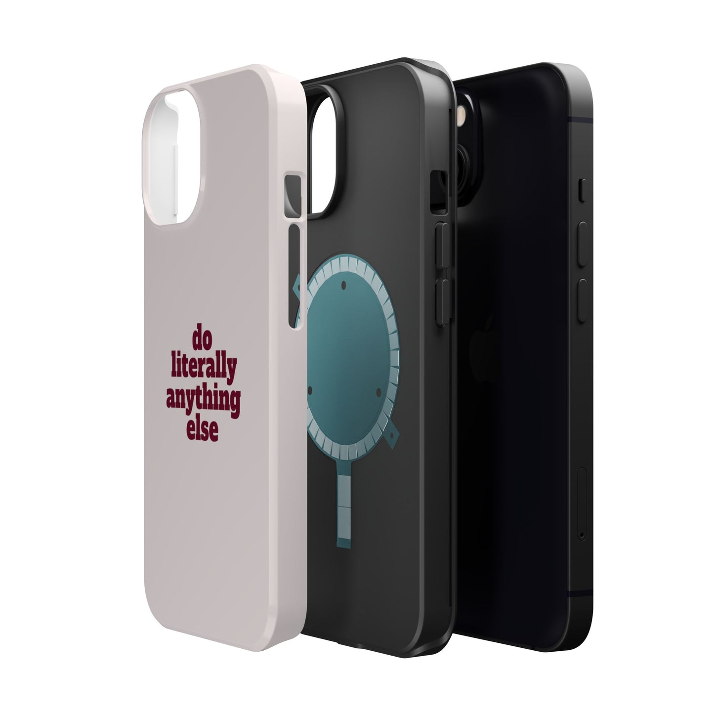 Do Literally Anything Else Burgundy Phone Case