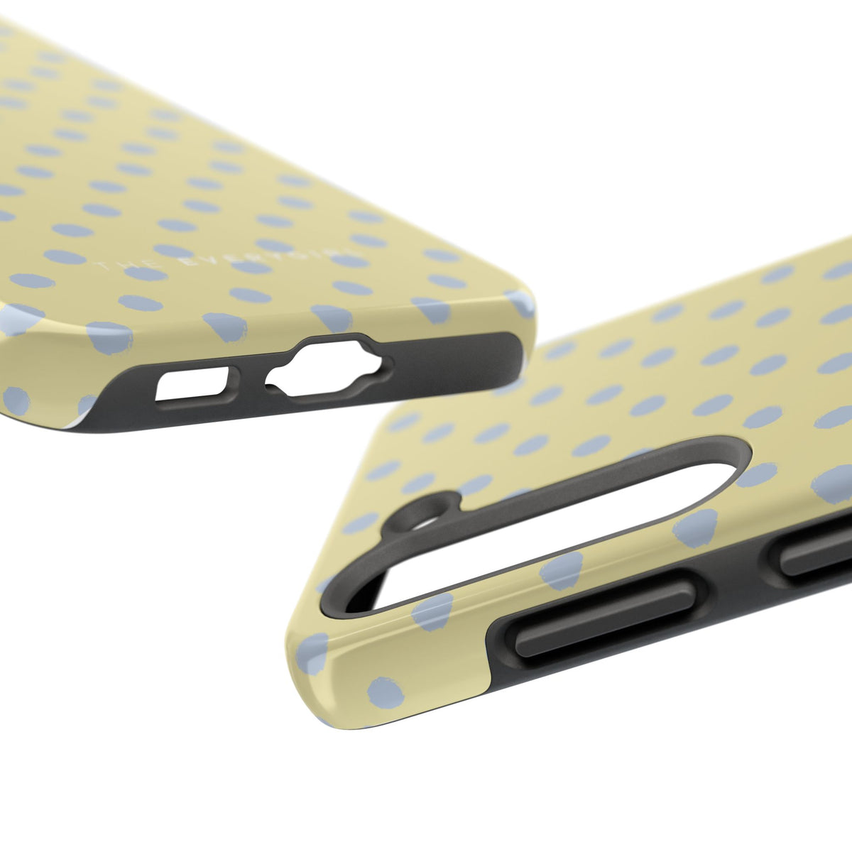 Yellow & Blue Polka Dots Phone Case