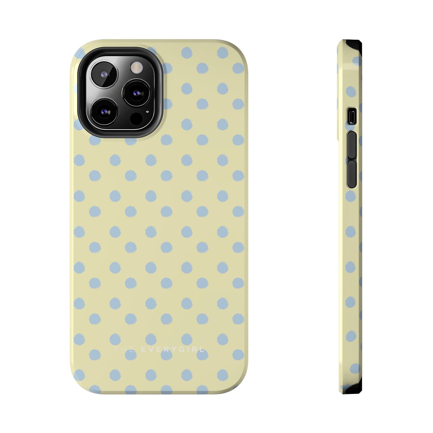 Third Coast – Yellow & Blue Polka Dots Phone Case