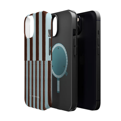 Blue & Brown Contrast Phone Case
