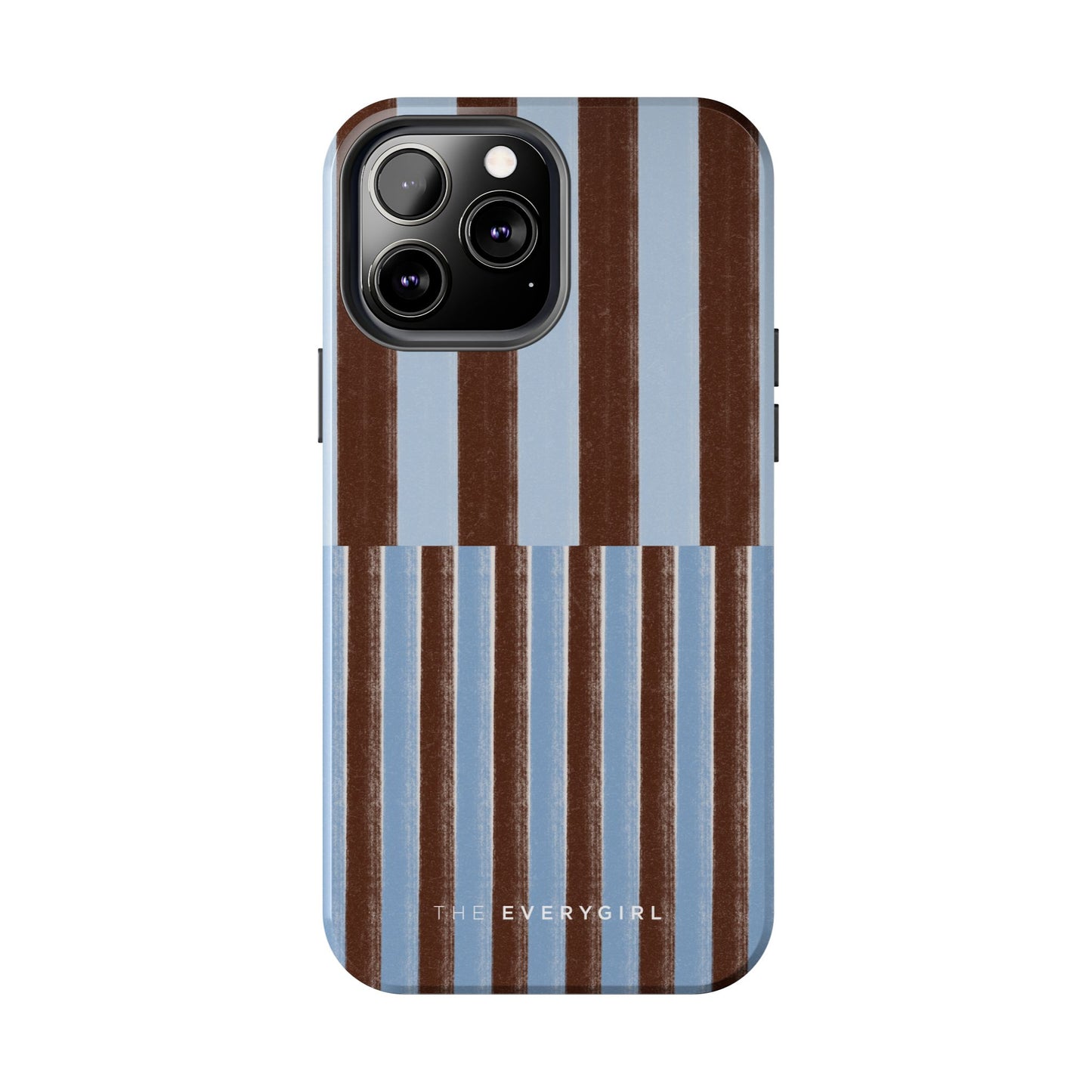 January Blue & Brown Phone Case
