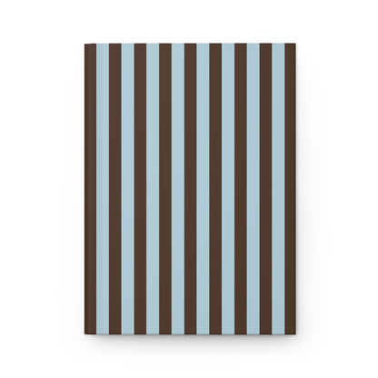 Blue & Brown Stripped Journal