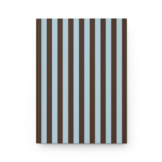 Blue & Brown Stripped Journal