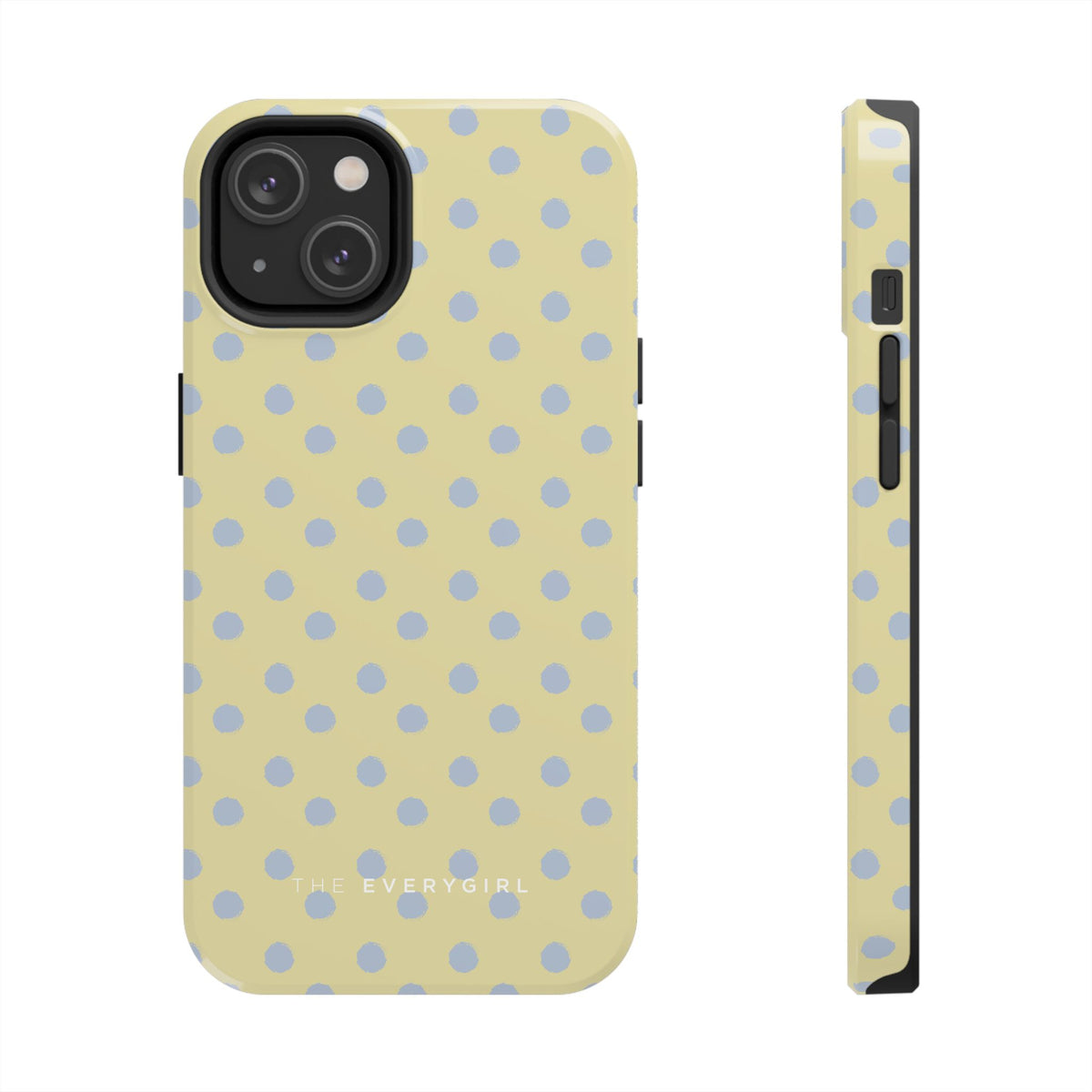 Yellow & Blue Polka Dots Phone Case