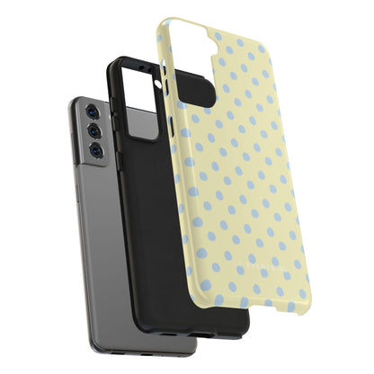 Third Coast – Yellow & Blue Polka Dots Phone Case