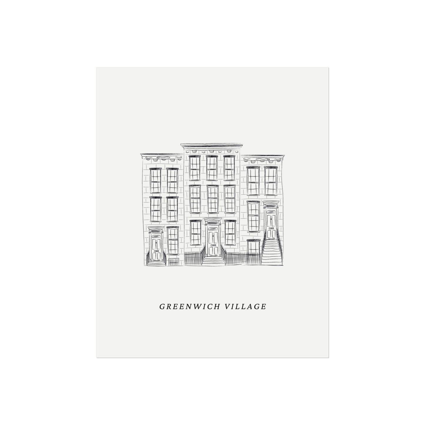 Greenwich Village NYC Print