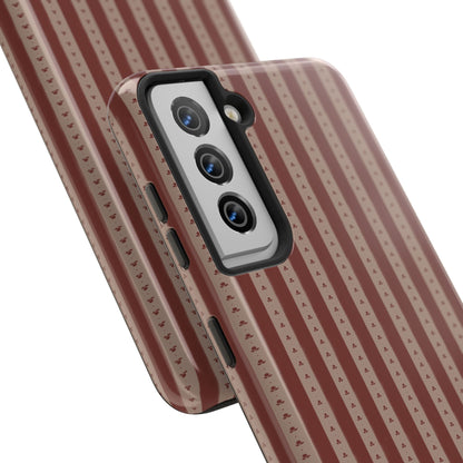Muted Red Stripe IPhone Case