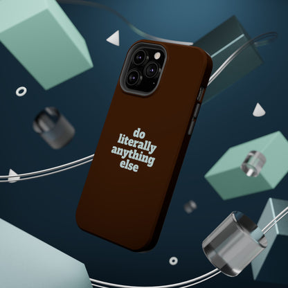 Do Literally Anything Else Brown & Blue Phone Case