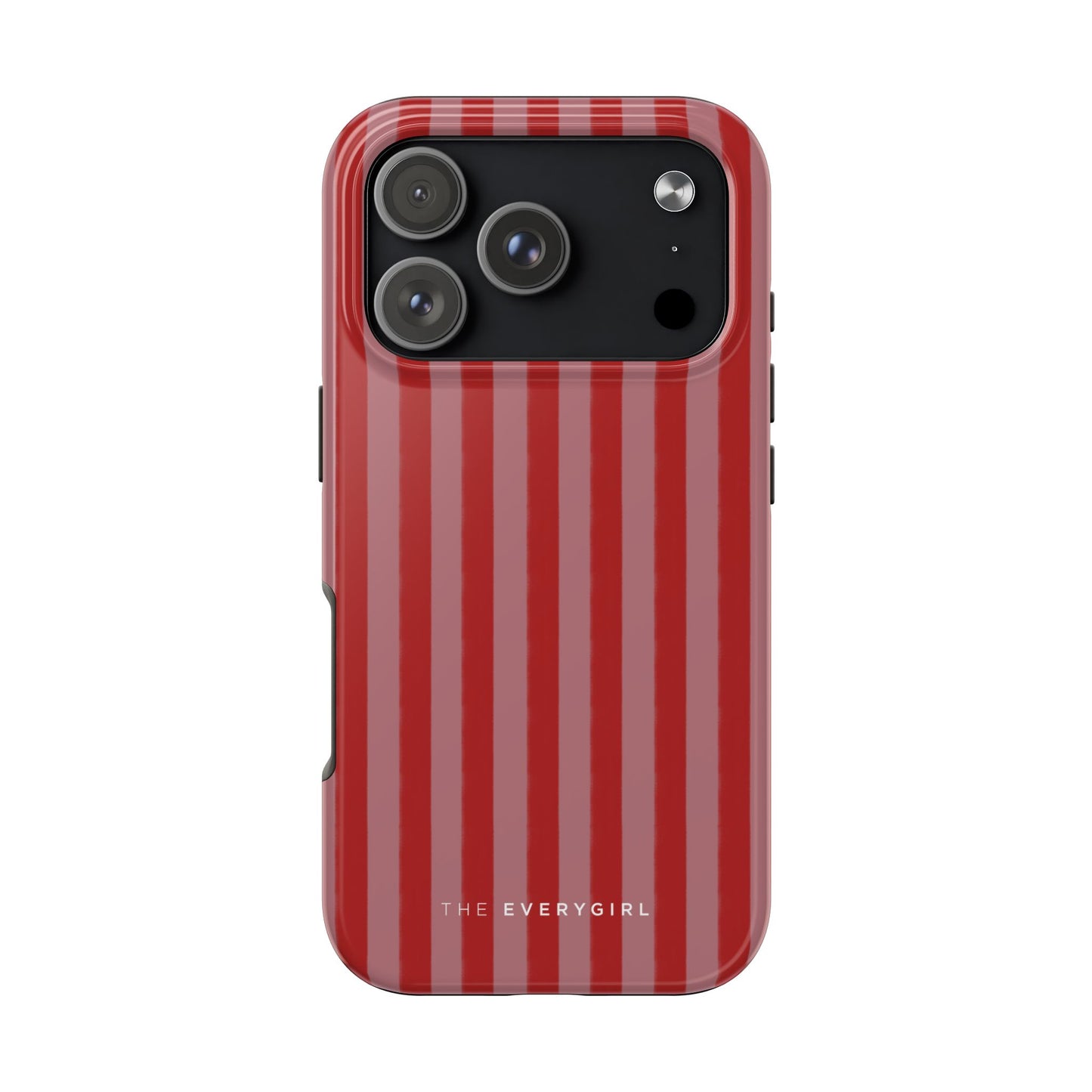 Red & Pink Stripes IPhone Case
