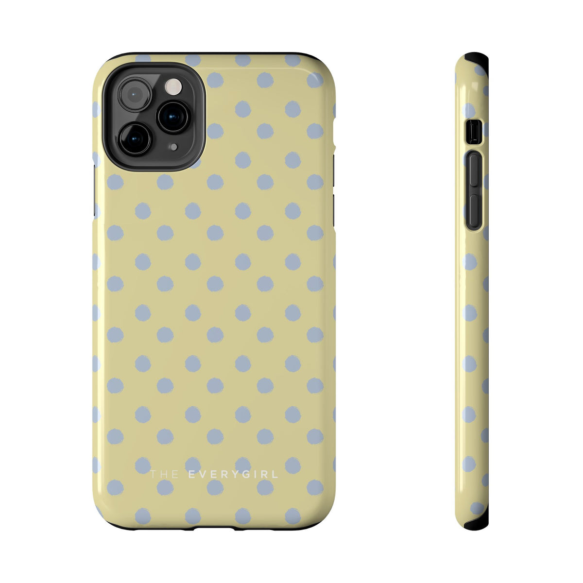 Yellow & Blue Polka Dots Phone Case
