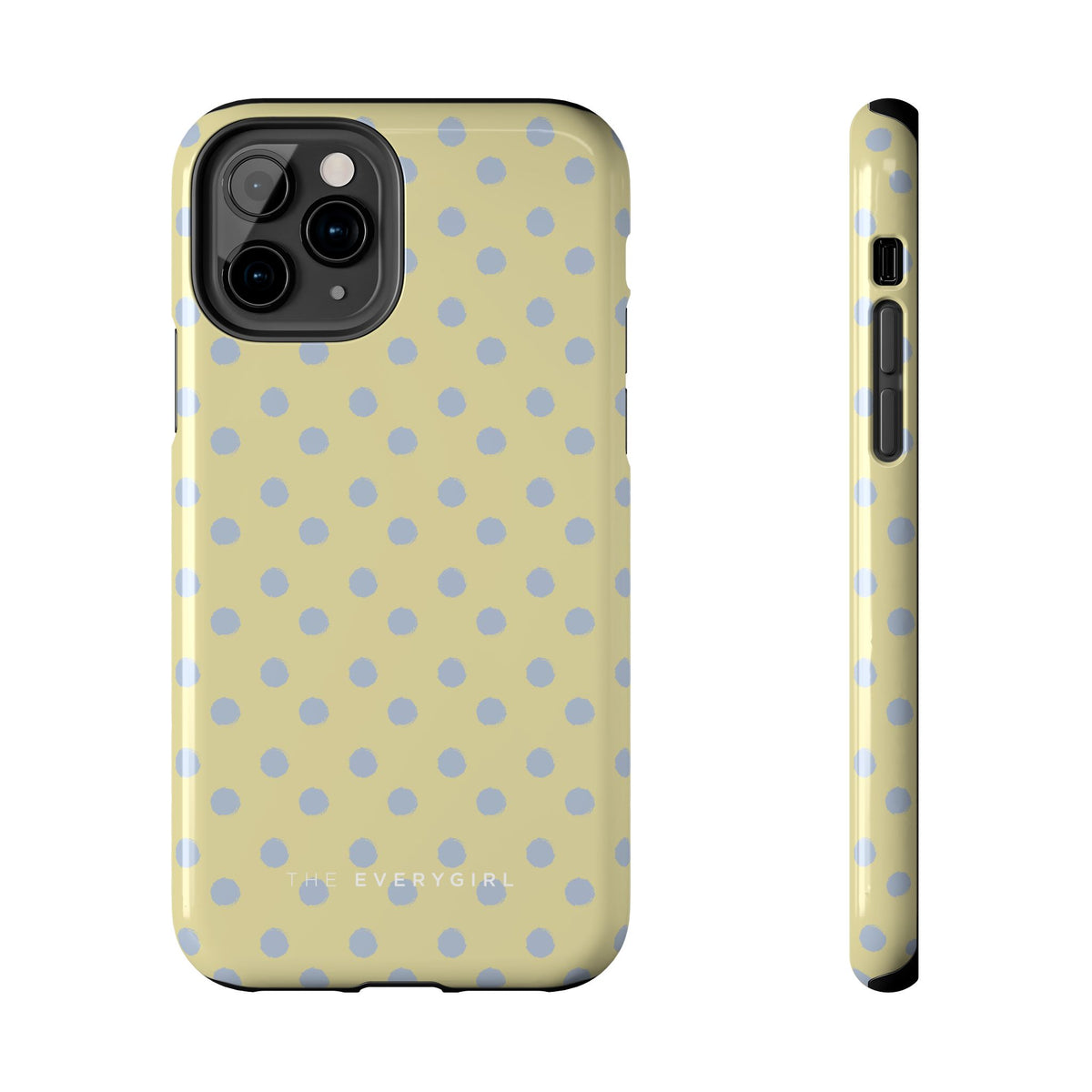 Yellow & Blue Polka Dots Phone Case