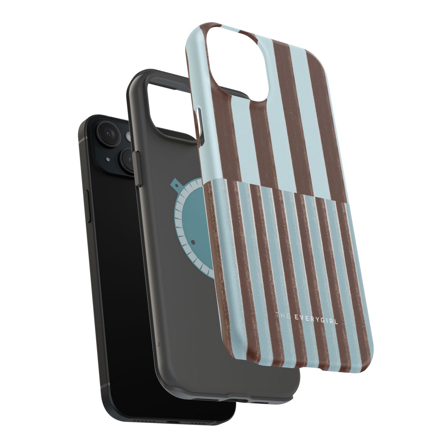 Blue & Brown Contrast Phone Case