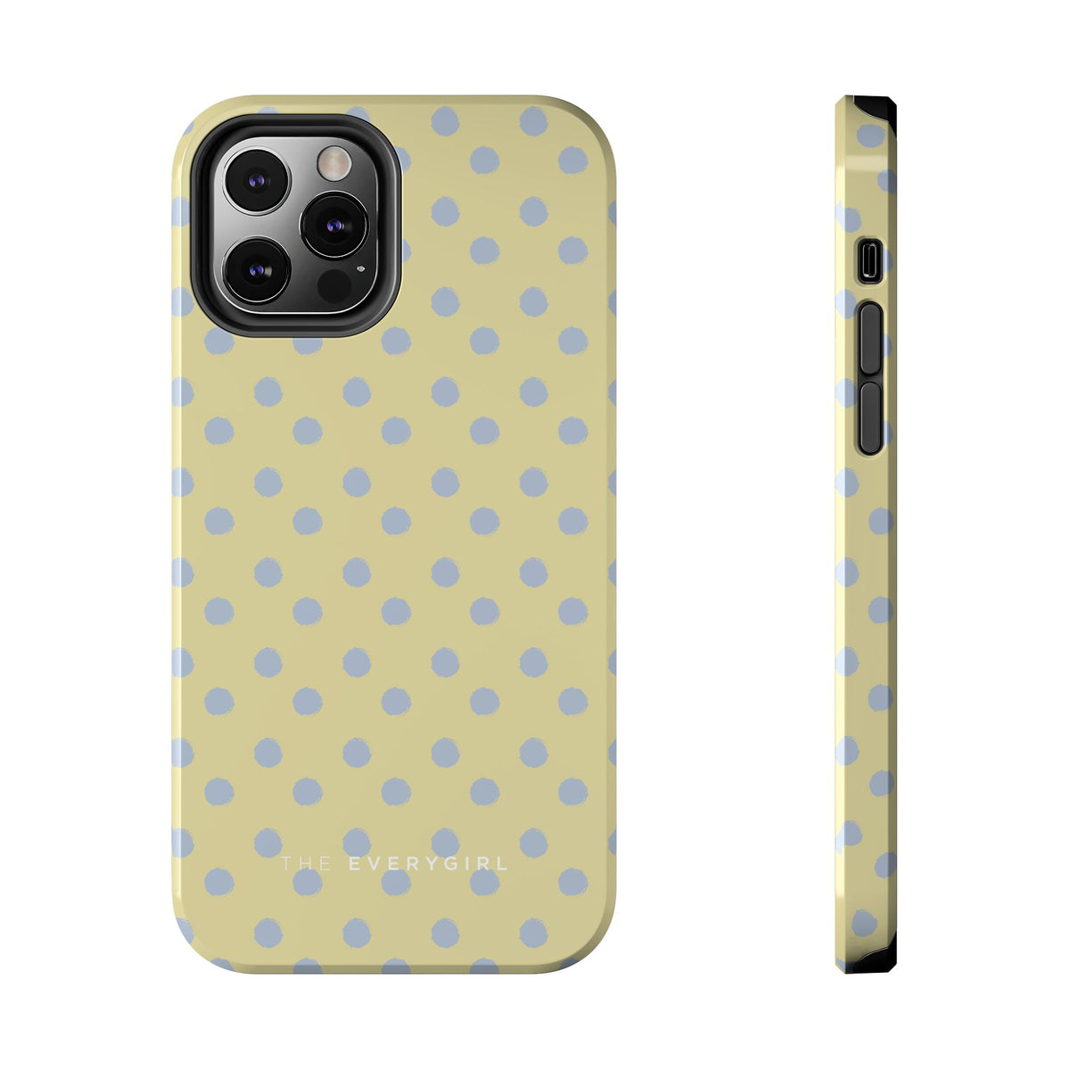Yellow & Blue Polka Dots Phone Case