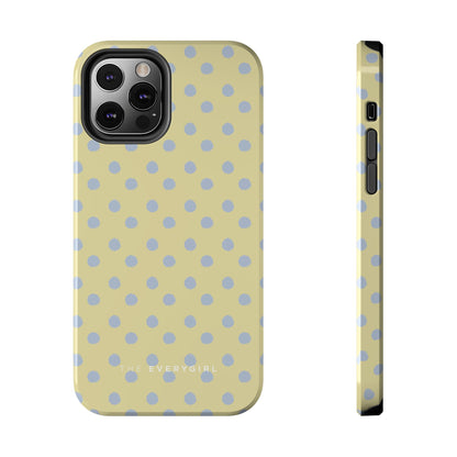 Yellow & Blue Polka Dots Phone Case
