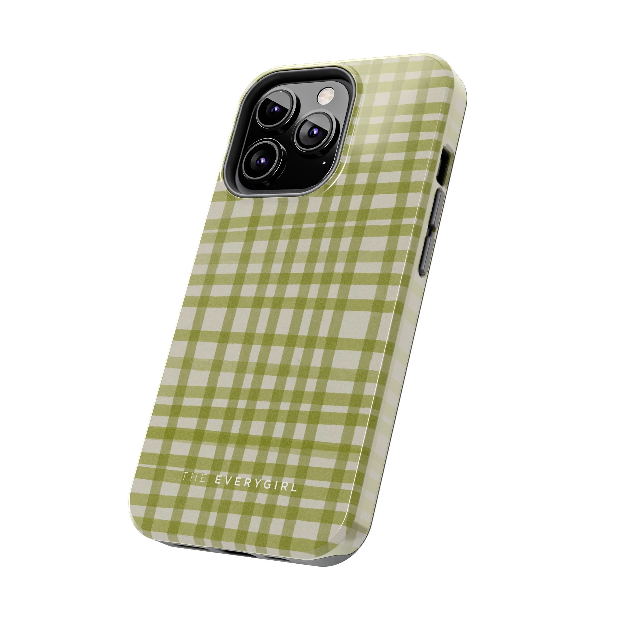 Green Gingham Phone Case