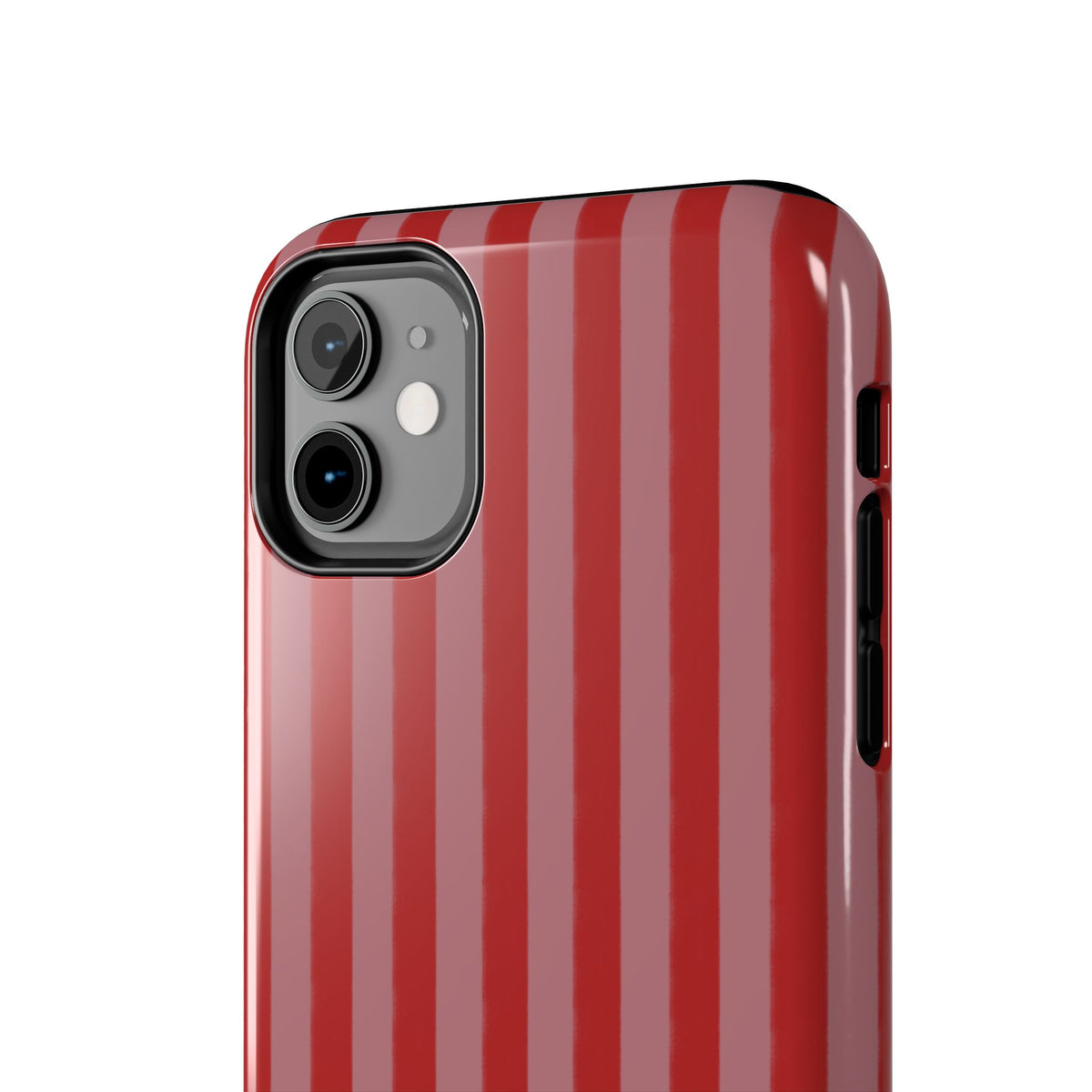 Red & Pink Stripes IPhone Case