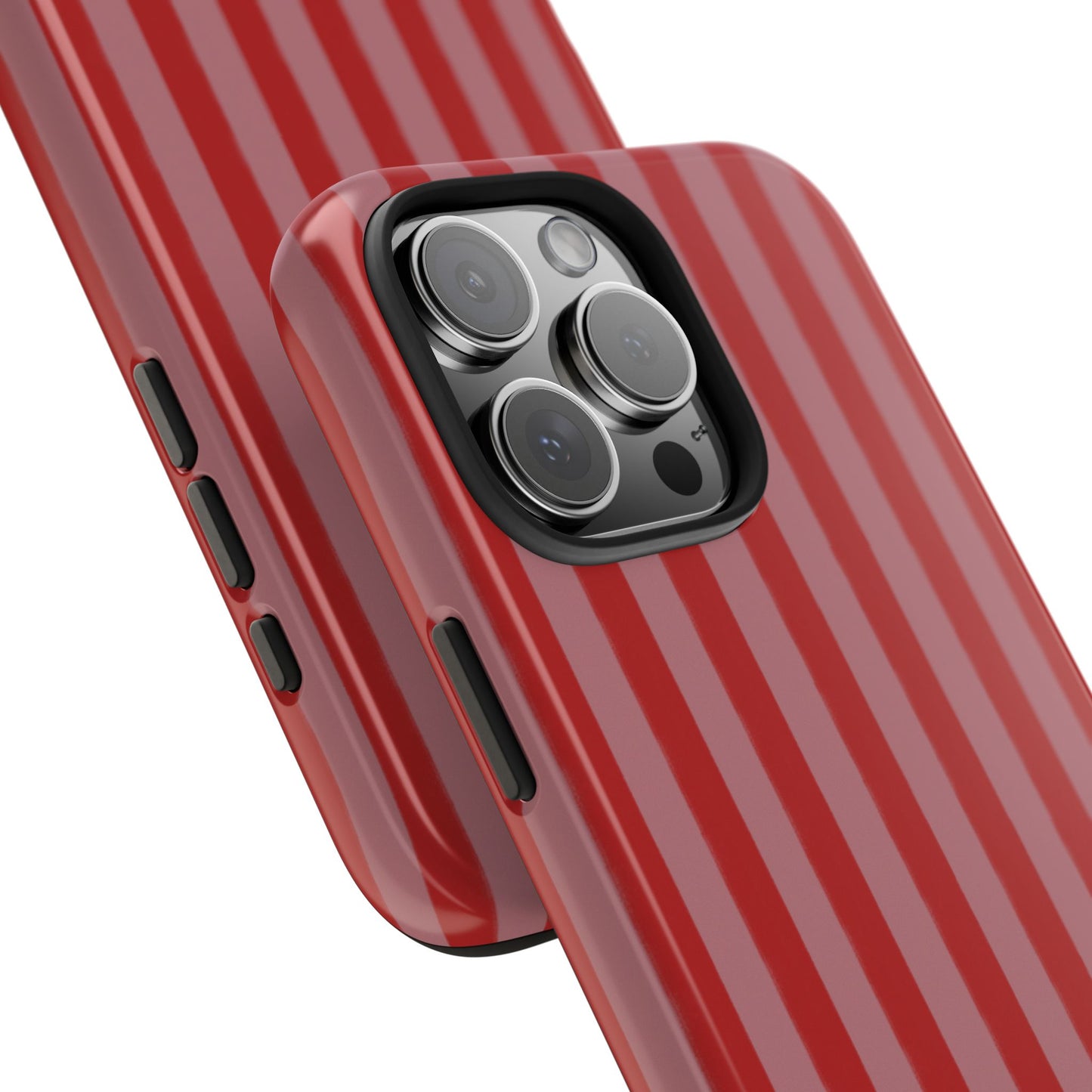 Red & Pink Stripes IPhone Case