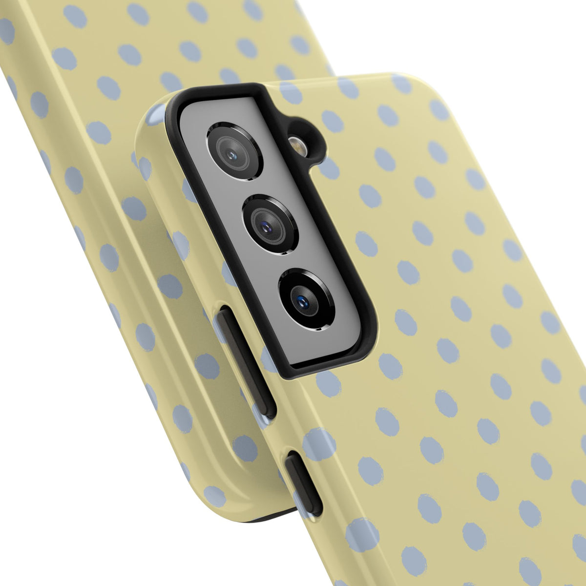 Yellow & Blue Polka Dots Phone Case