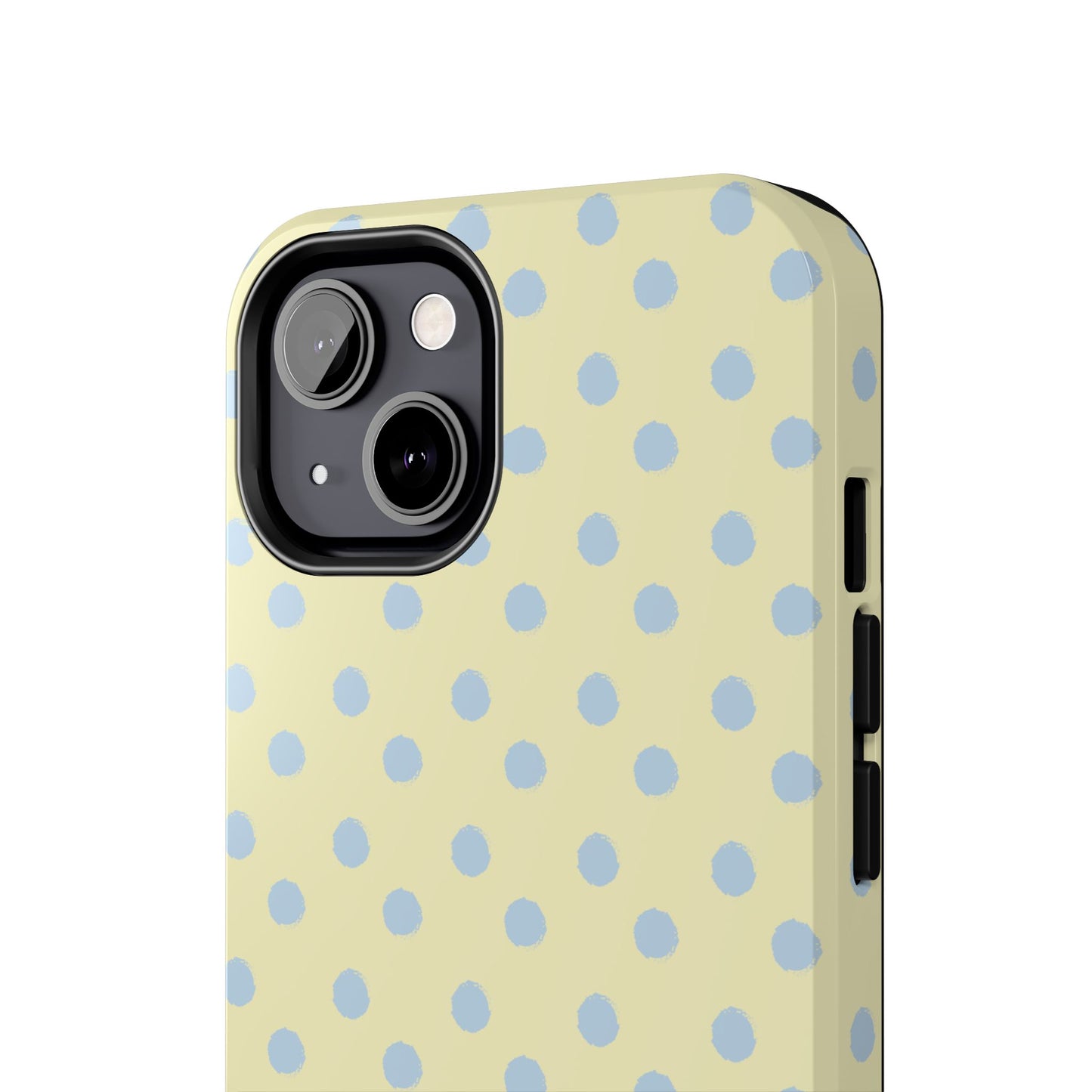 Third Coast – Yellow & Blue Polka Dots Phone Case