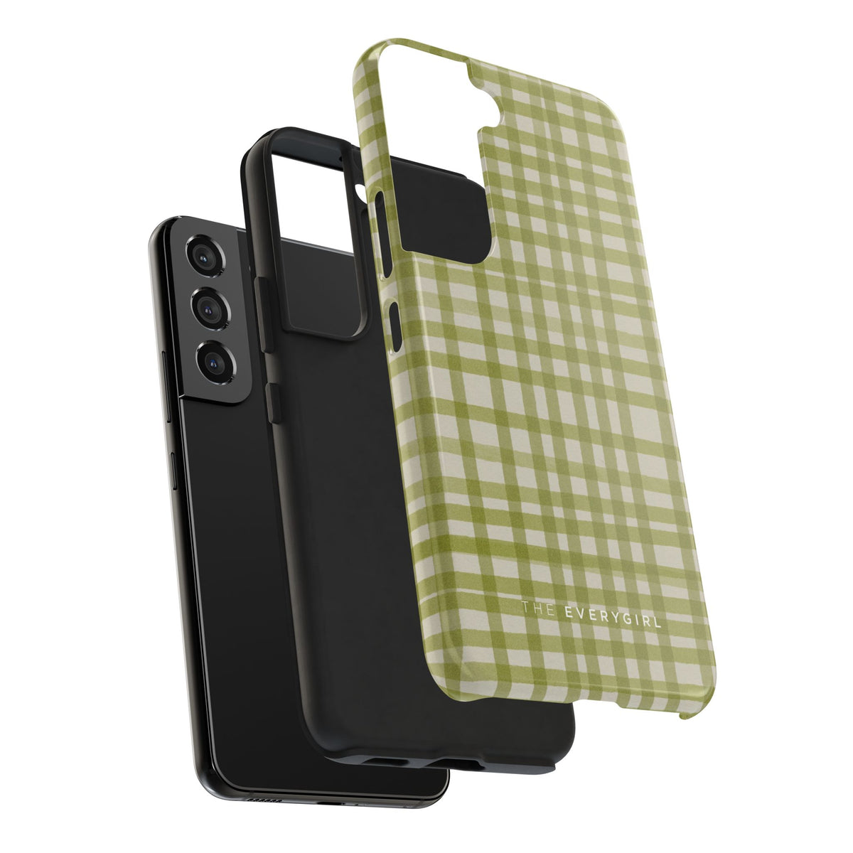 Green Gingham Phone Case