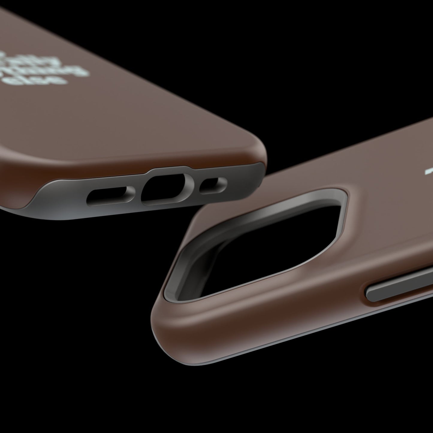 Do Literally Anything Else Brown & Blue Phone Case