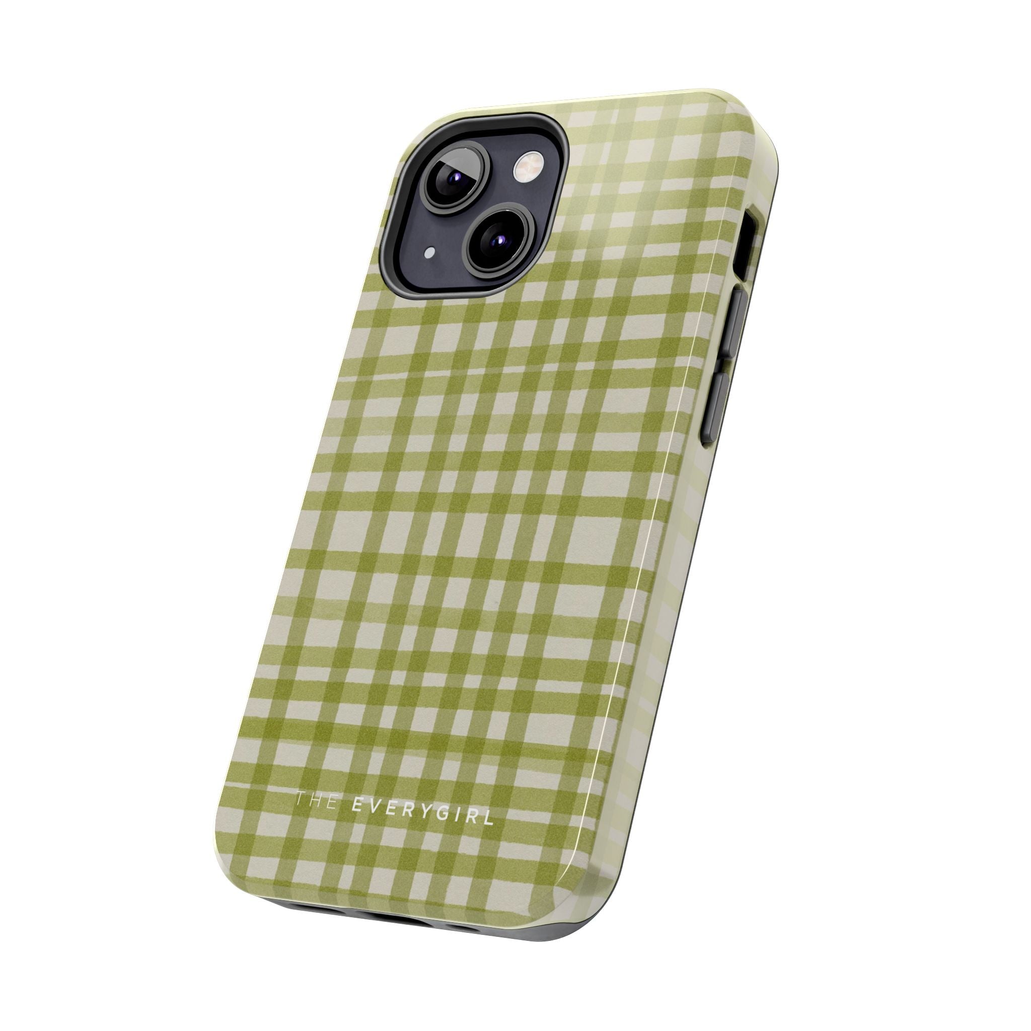 Green Gingham Phone Case