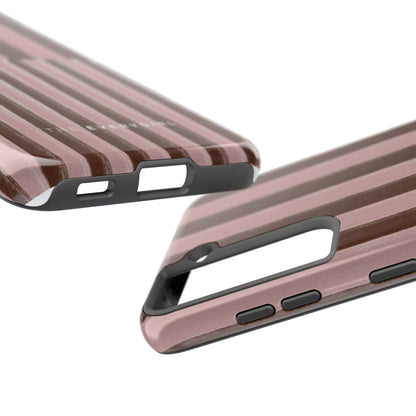 February Pink and Brown Phone Case
