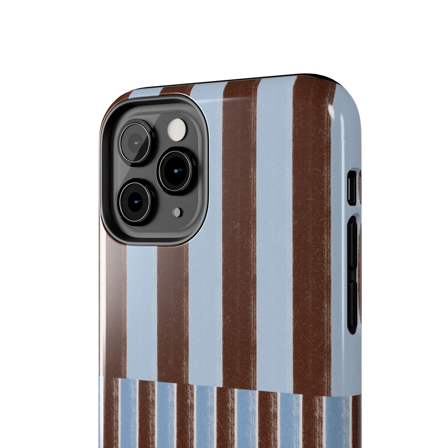 January Blue & Brown Phone Case
