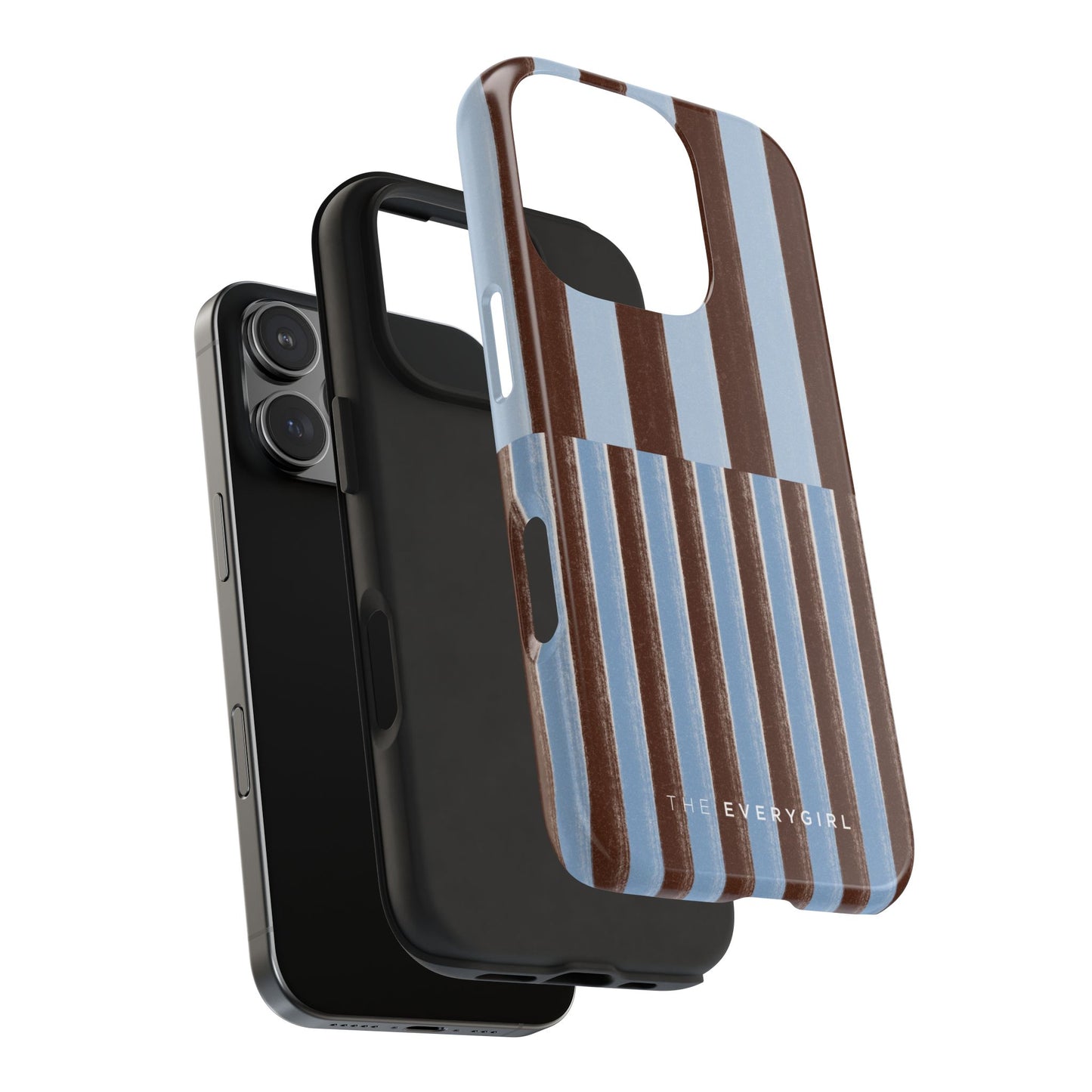 January Blue & Brown Phone Case