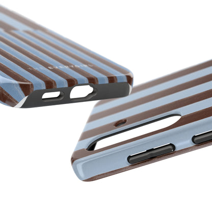 January Blue & Brown Phone Case