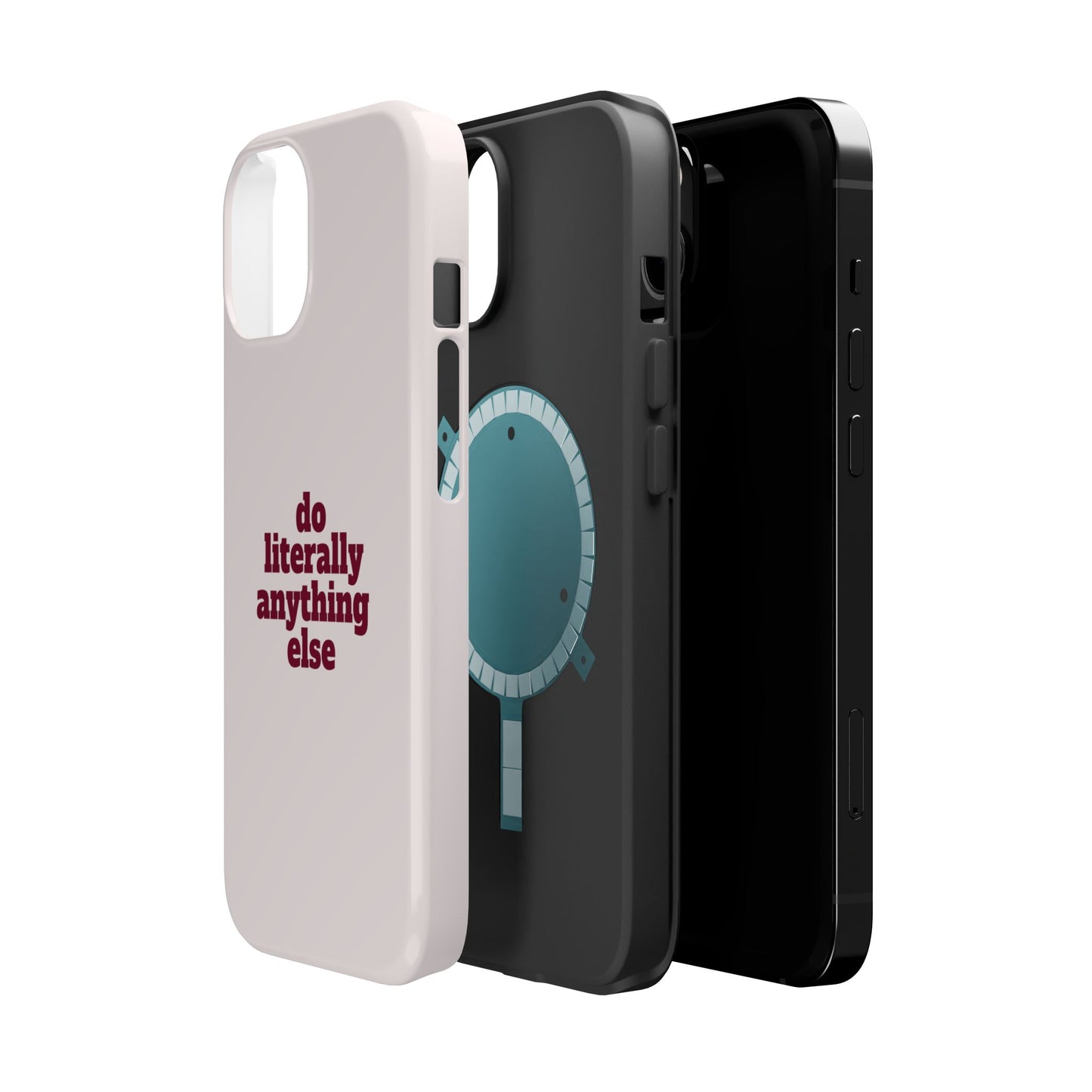 Do Literally Anything Else Burgundy Phone Case