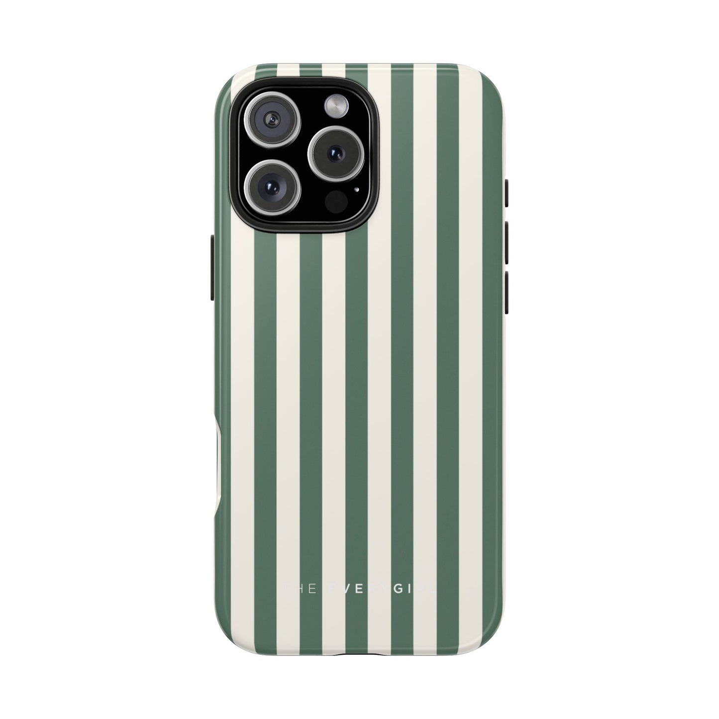 Green Cabana Stripe Phone Case