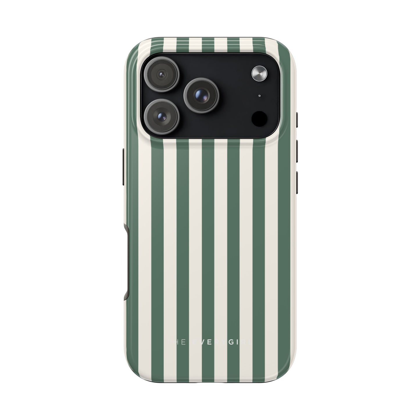 Green Cabana Stripe Phone Case