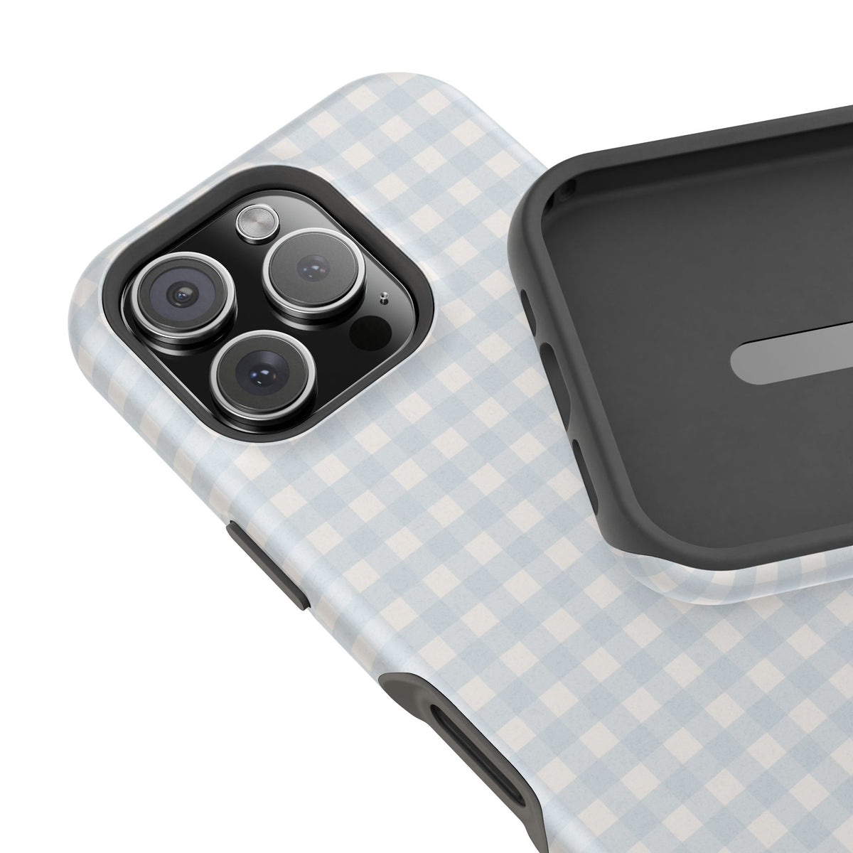 Nancy Meyers Inspired Blue Gingham Phone Case