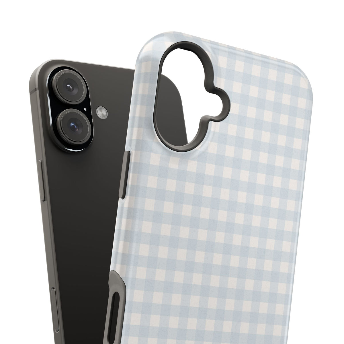 Nancy Meyers Inspired Blue Gingham Phone Case