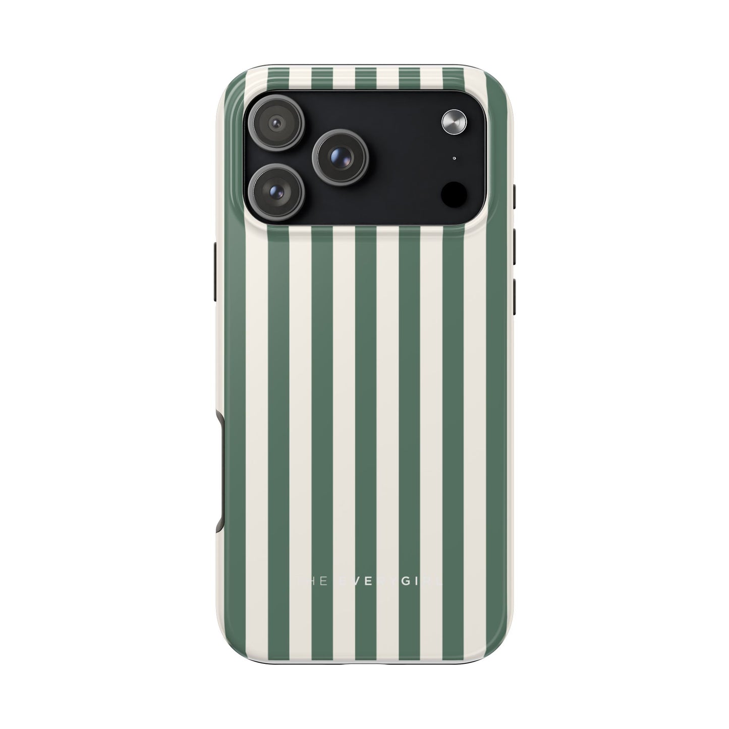 Green Cabana Stripe Phone Case